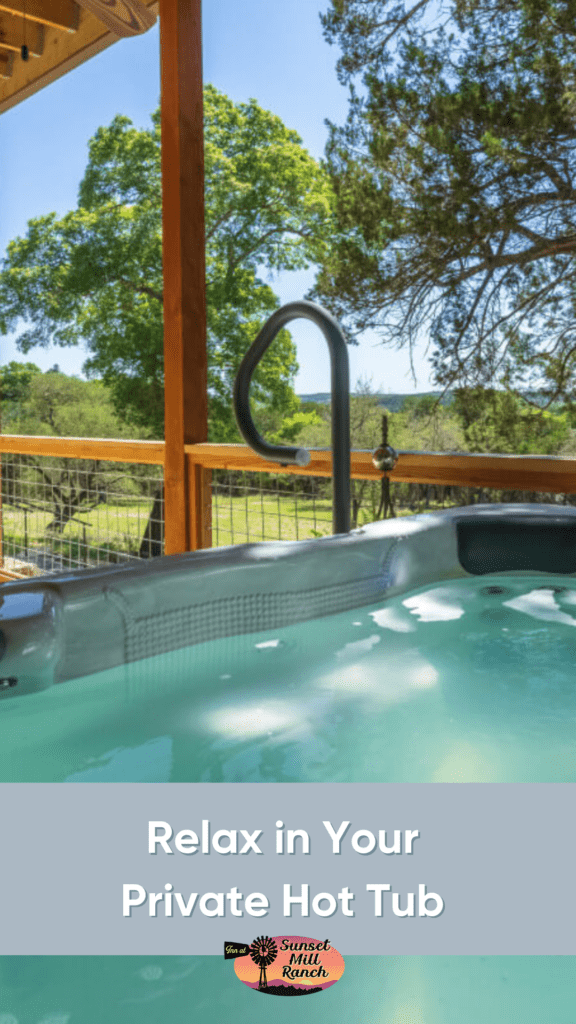 image of hot tube at inn at sunset mill ranch 