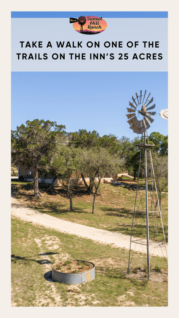 image of windmill on the path