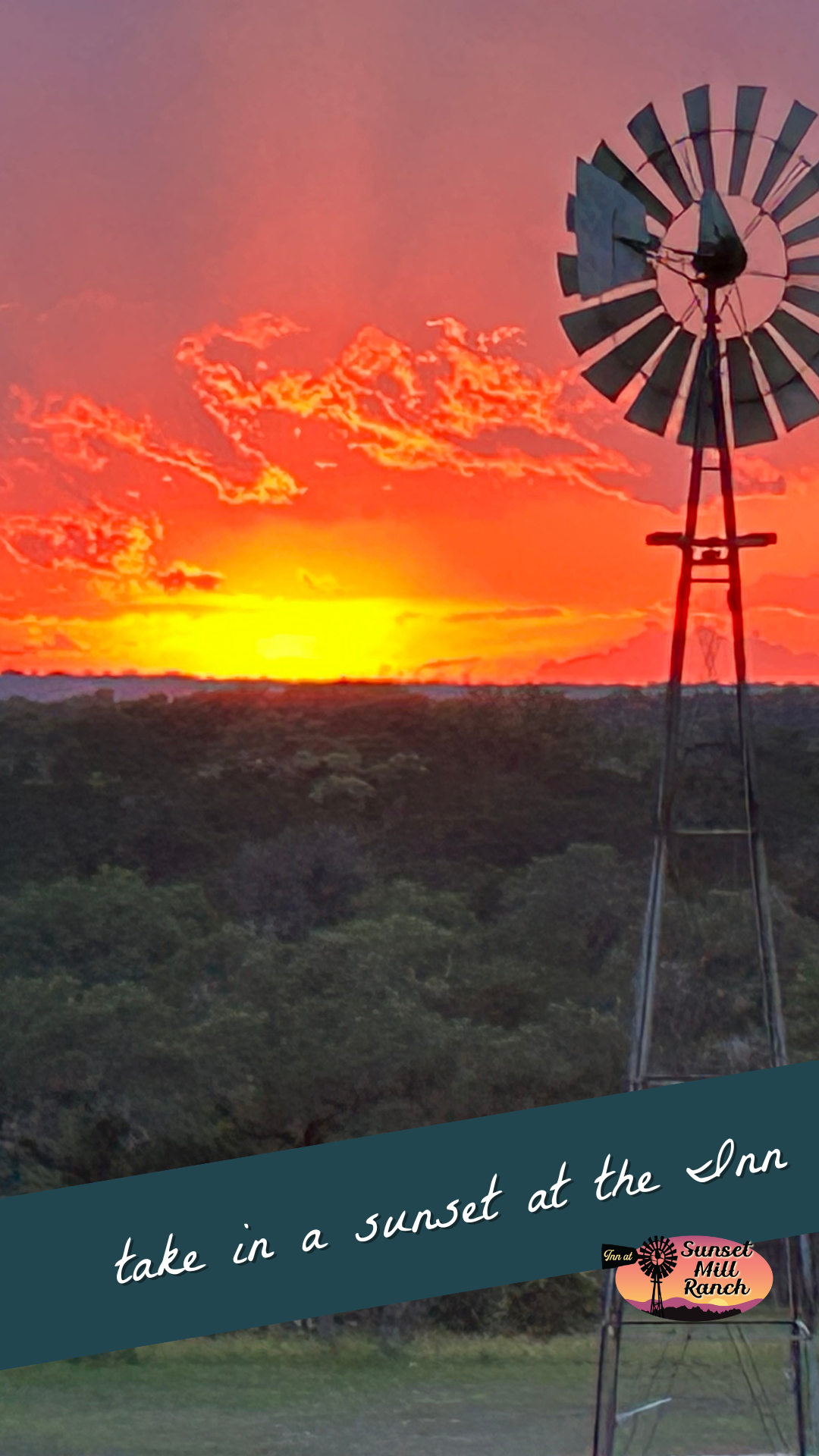 Image of Sunset in Texas Hill Country at Wimberley Hotel