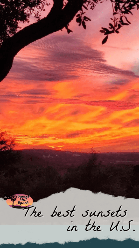 Image of wimberley sunset