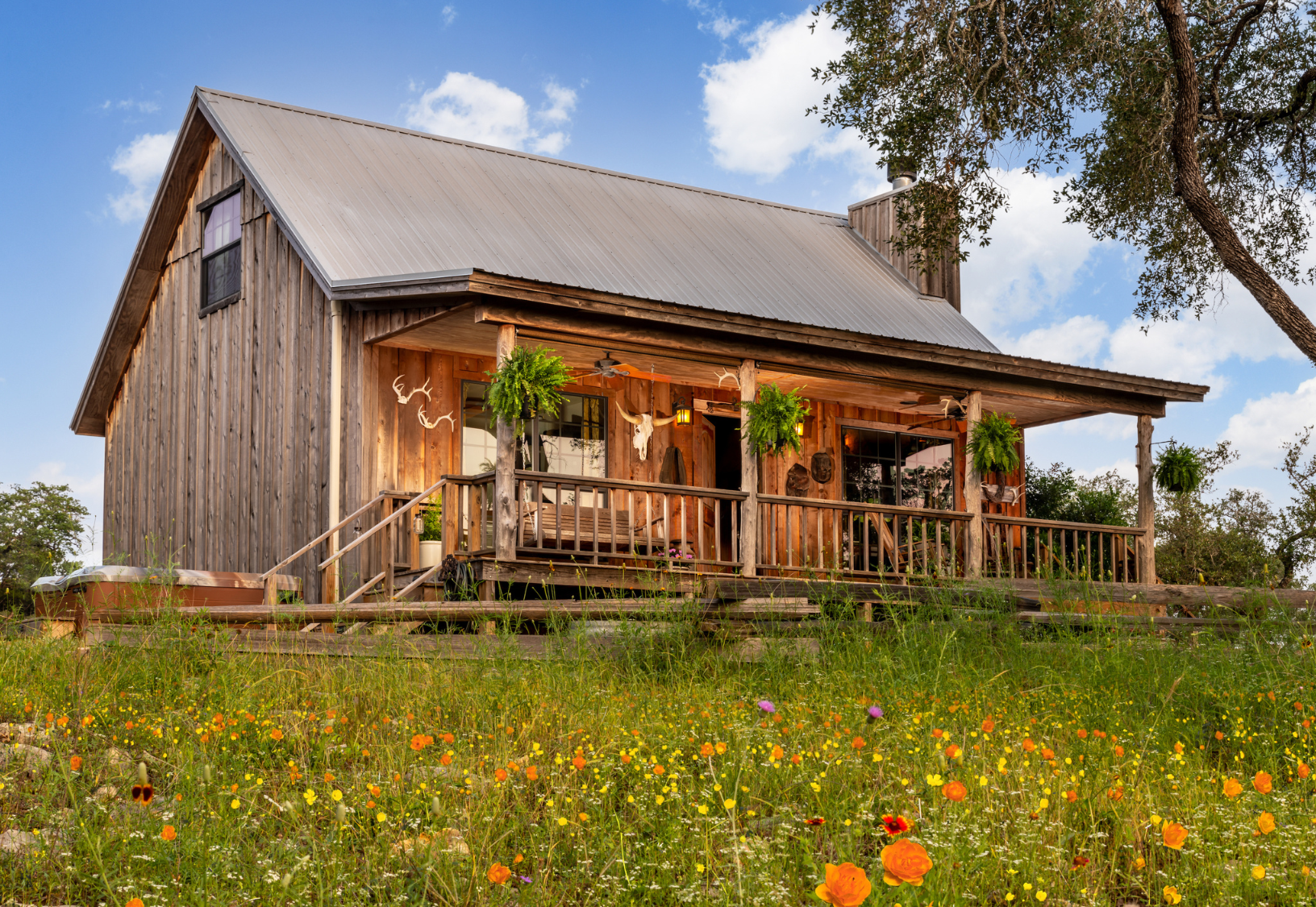 Image of Texas Hill Country Cabin Rental at Inn at Sunset mill Ranch